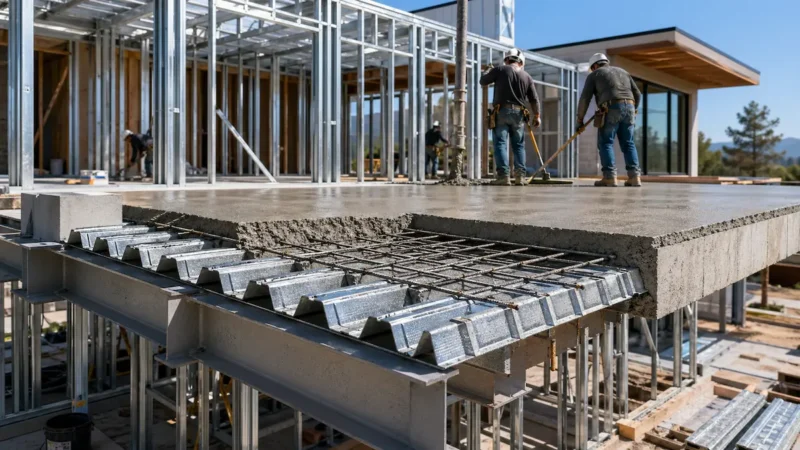 Losa colaborante en Steel Framing: qué es, cómo funciona y cuándo usarla