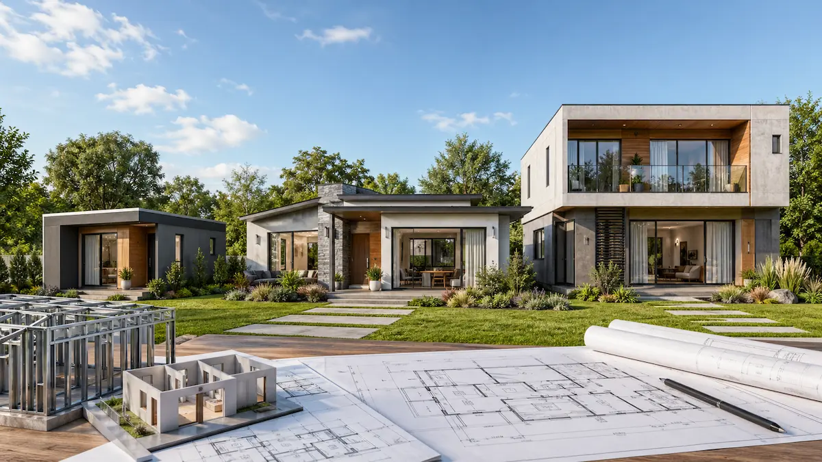Modelos y diseños de casas con Steel Framing: tipologías y planos