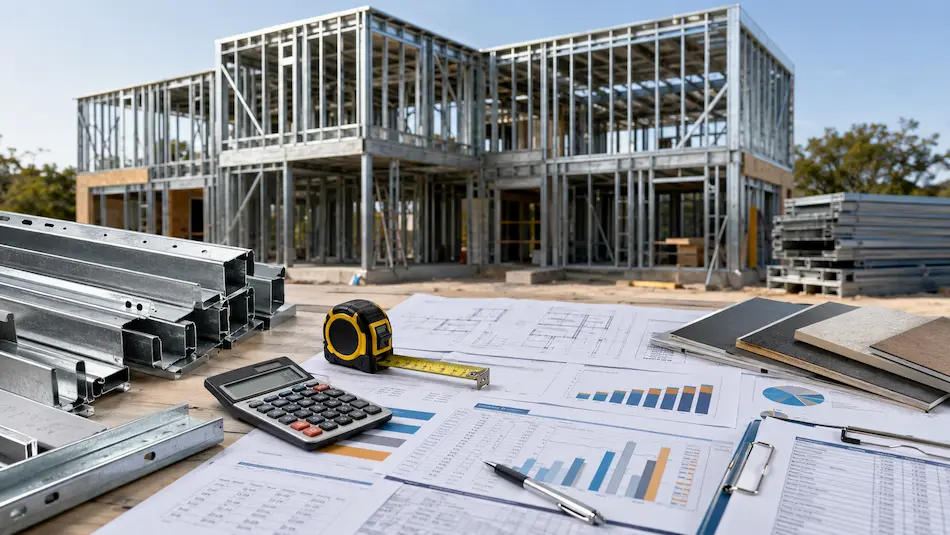Análisis de precios por metro cuadrado de Steel Framing